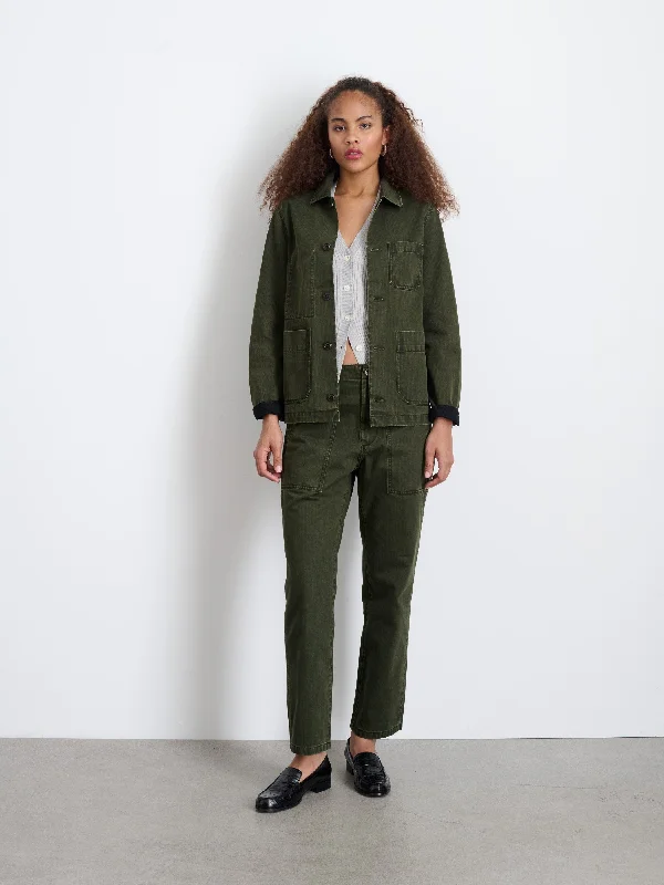 Britt Work Jacket in Herringbone