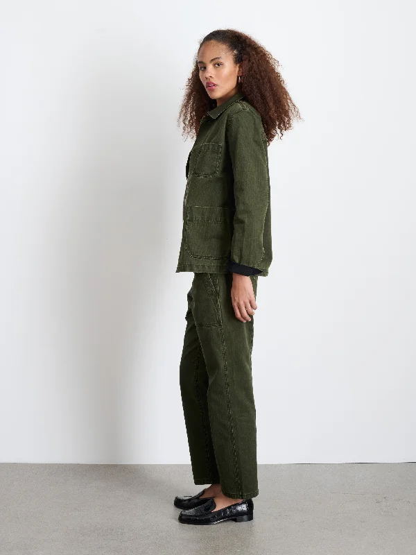 Britt Work Jacket in Herringbone