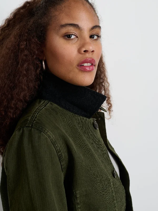 Britt Work Jacket in Herringbone
